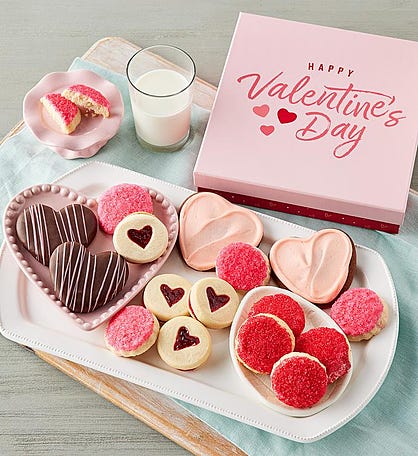 Love and Hearts Cookie Gift Box 